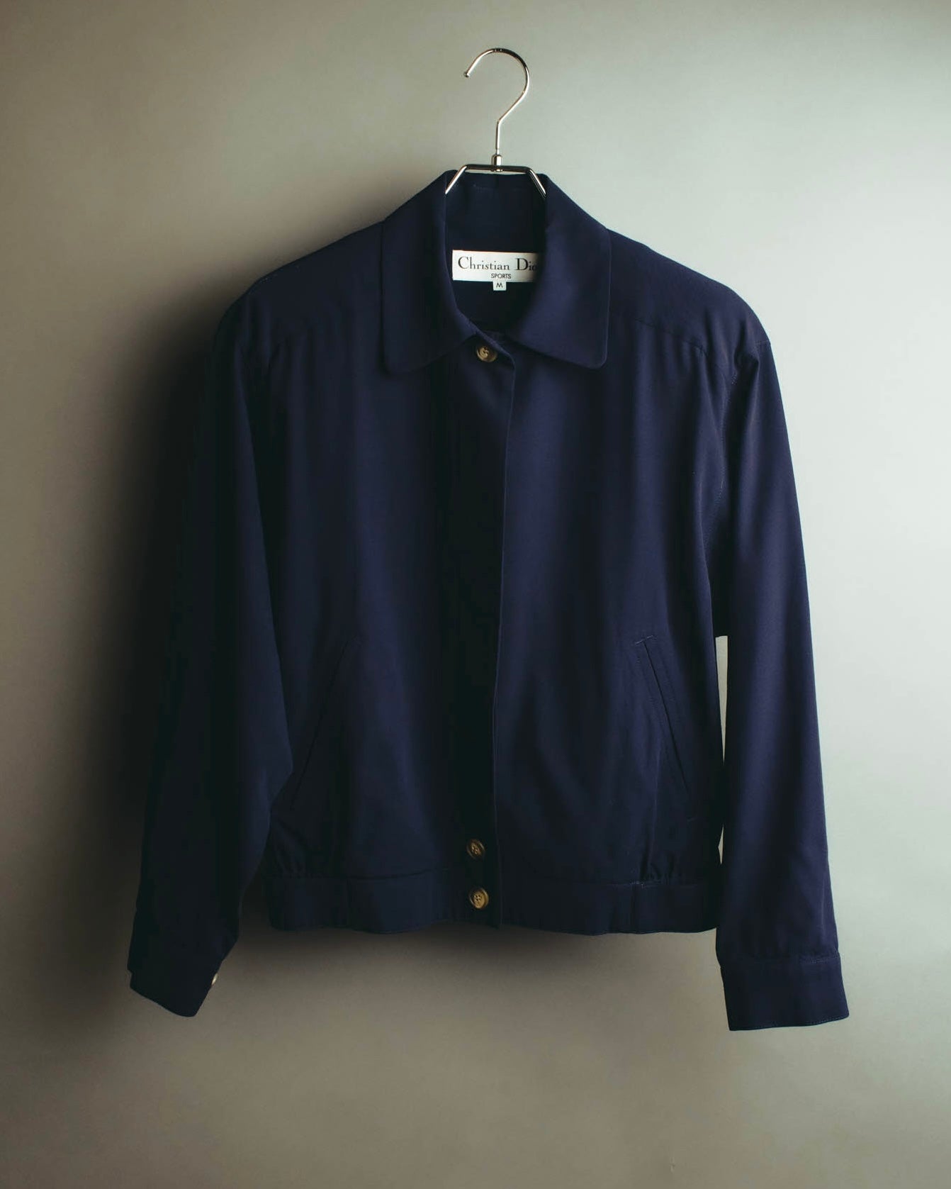 “Christian Dior” 80’s-90’s cropped cotton sports jacket