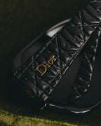 "Christian Dior" 10's Oversized quilted temple sunglasses