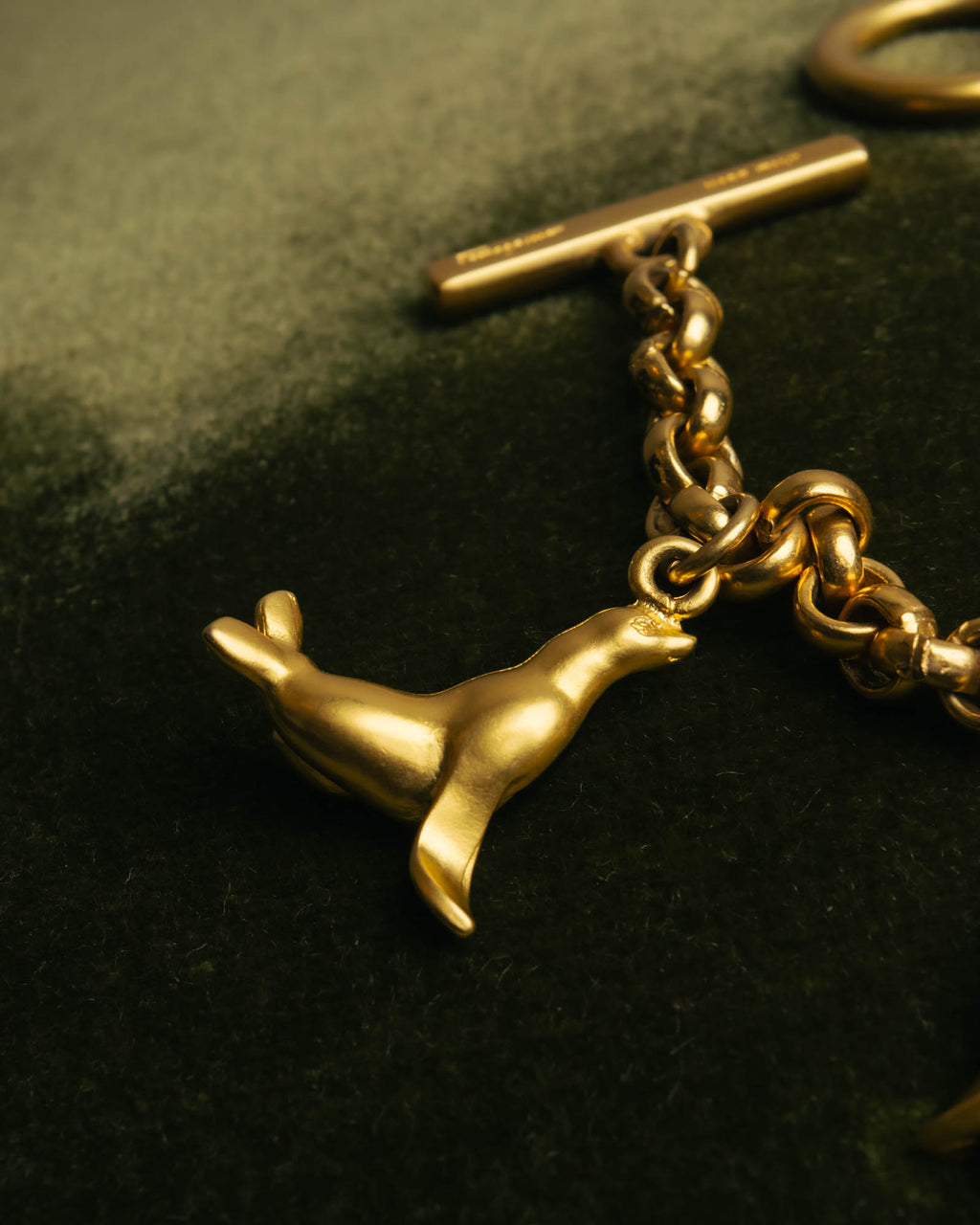 "Salvatore Ferragamo" 80's-90's Playful winter charm bracelet