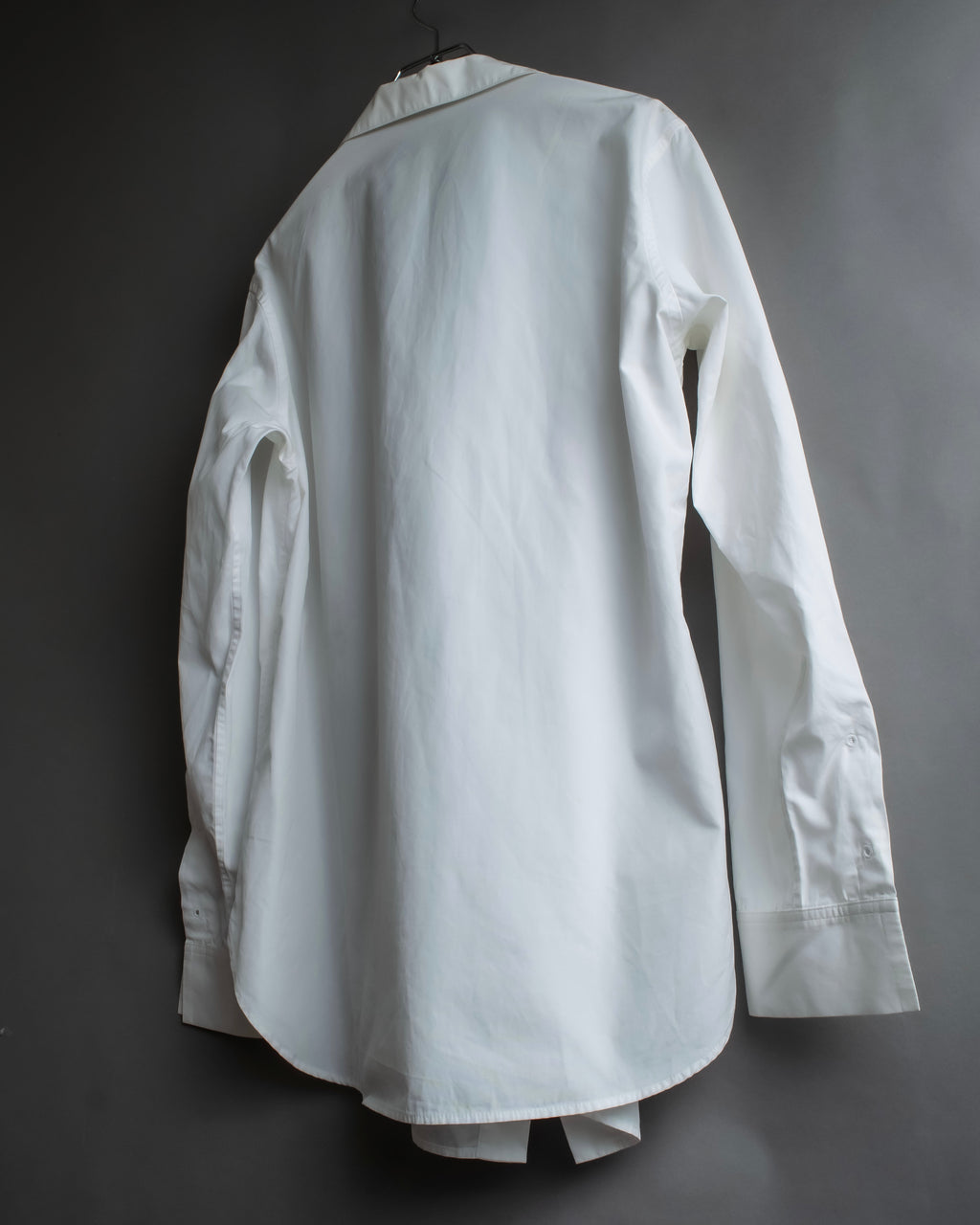 "YOHJI YAMAMOTO" 12SS Folded front panel cotton shirt