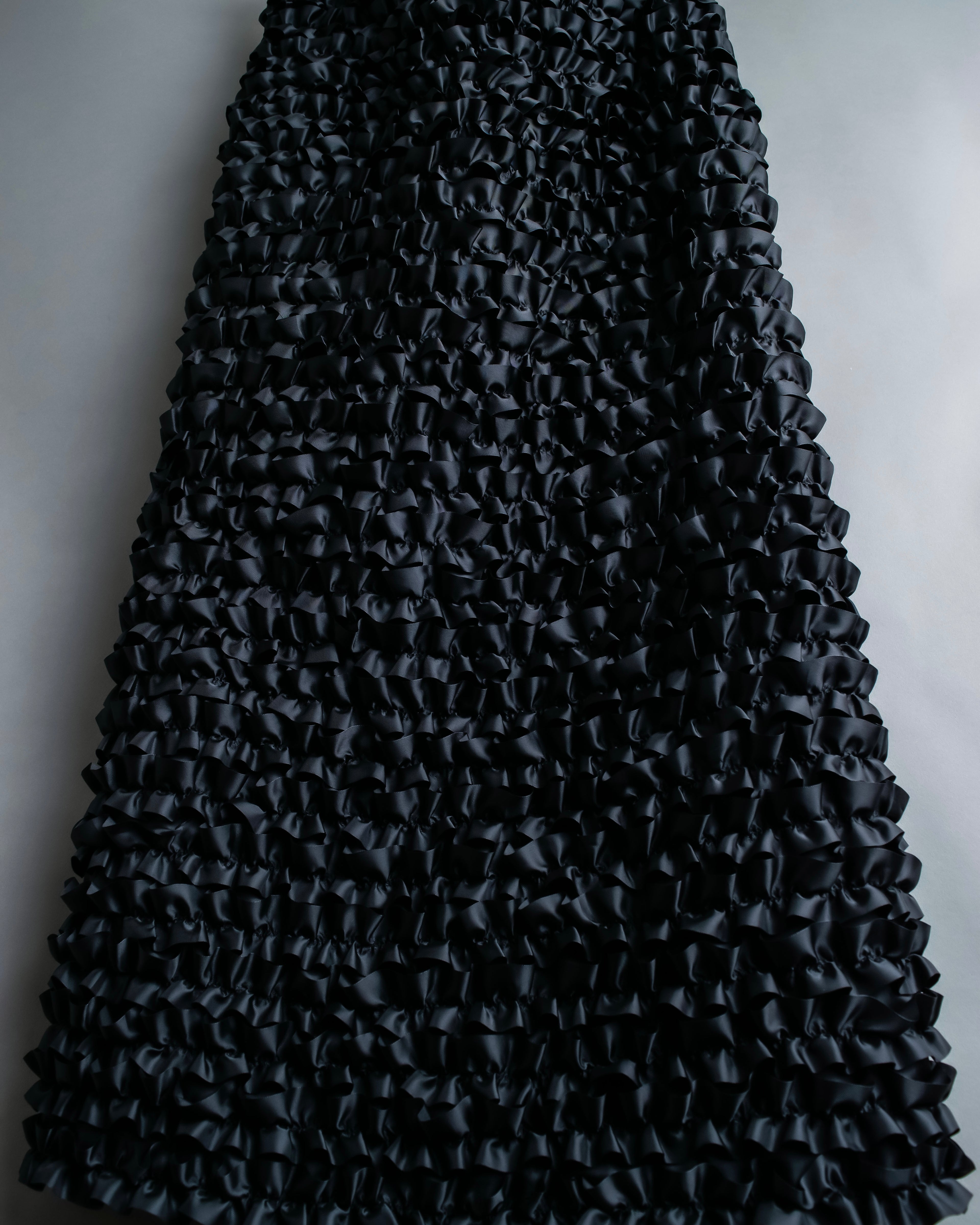“tricot COMME des Garçons AD1999" Ribbon designed long skirt