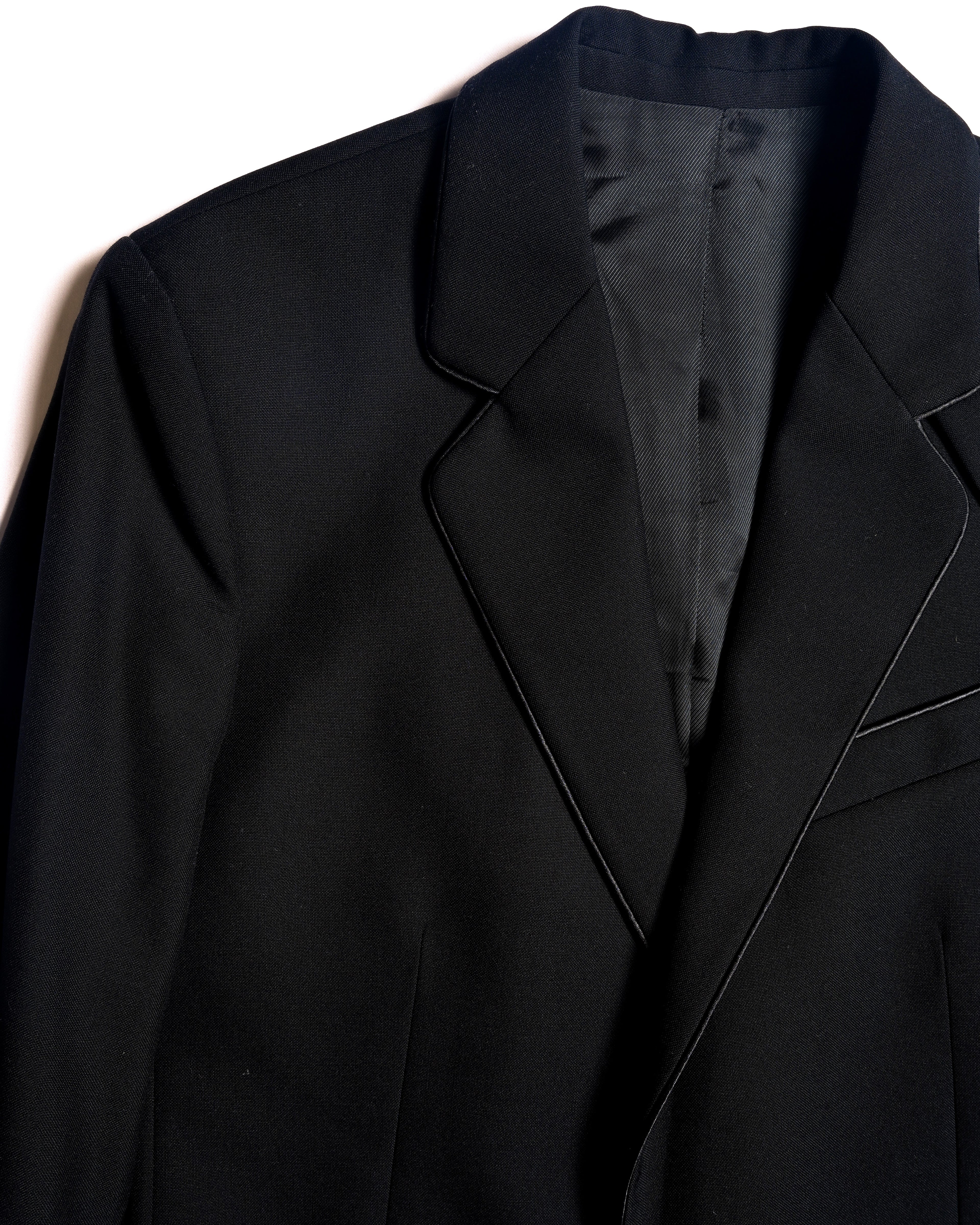 BALENCIAGA/ Chin Strap Detailed 2B Single Breasted Tailored Jacket