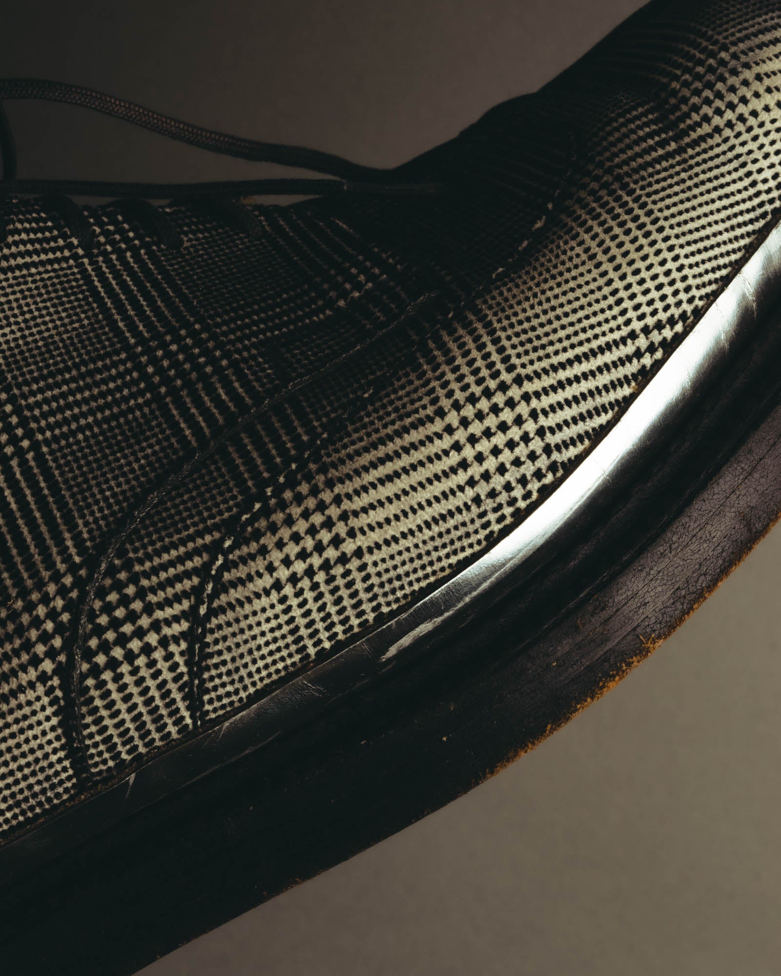 "J.M. WESTON" 2010's Prince of wales checked derby shoes