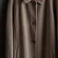 "BURBERRY" Angora mix mid length stand up collar coat