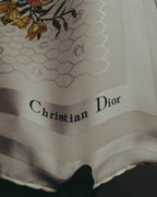 "Christian Dior" 80's-90's Elegant silk scarf