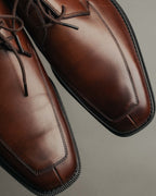"BURBERRY LONDON" 00's-10's Sleek leather lace-up derby shoes