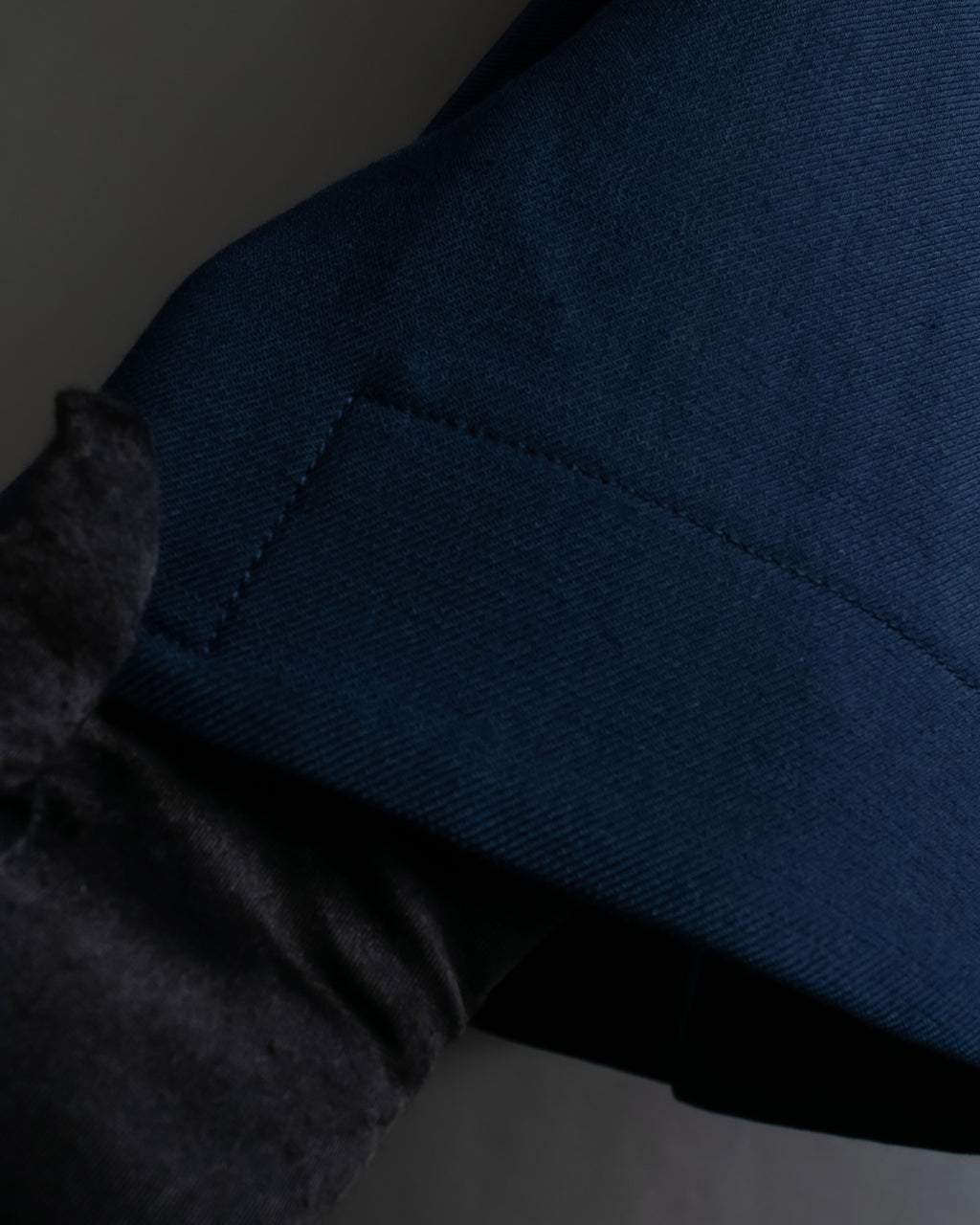 "MM6 MAISON MARGIELA" 20SS Beautiful navy trench skirt