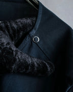 "Maison Martin Margiela" Beautiful draped navy 3-way dress