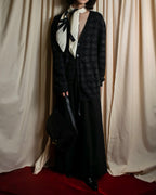 "CHANEL" Sample product hairy material light unevenness cardigan