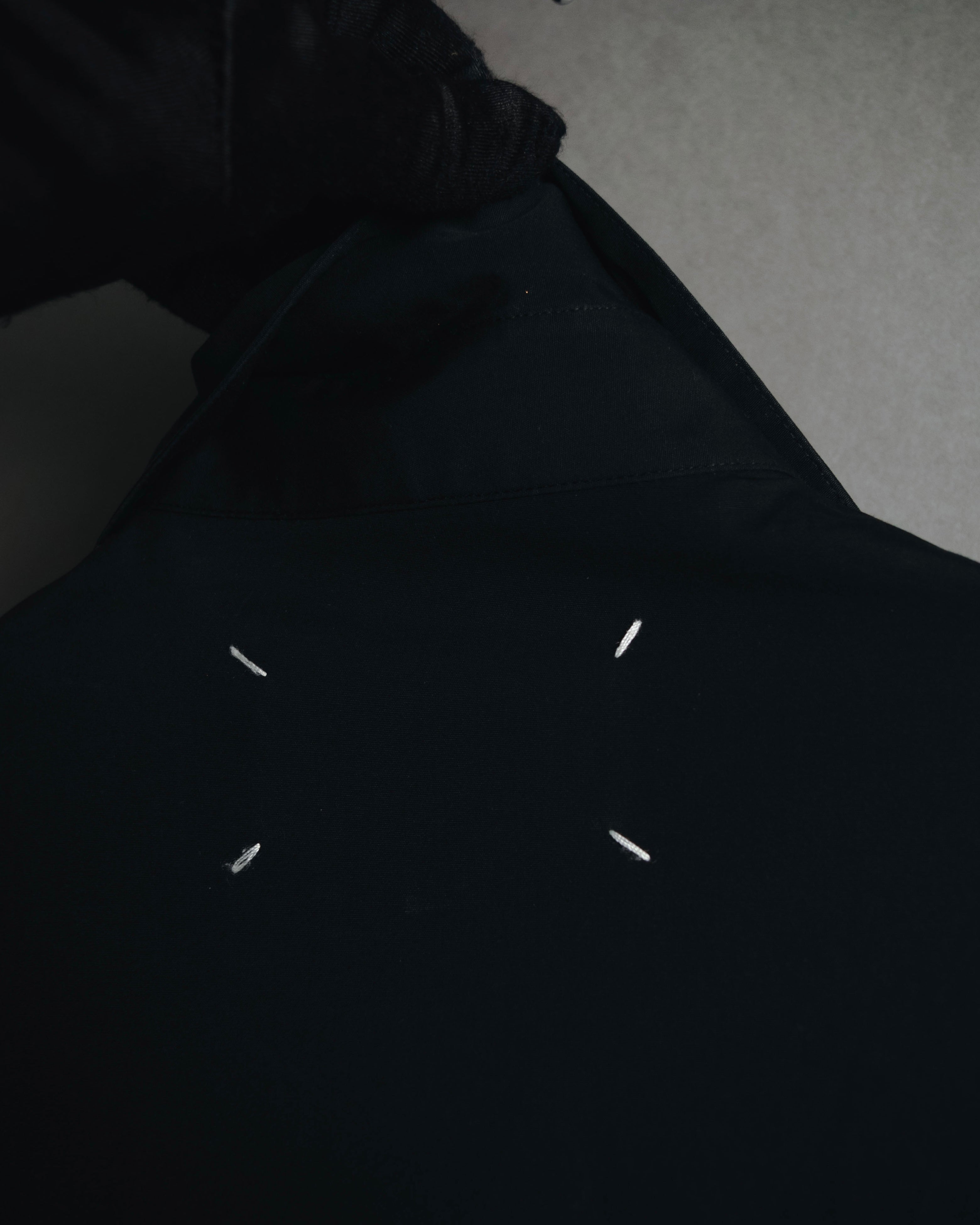 "Maison Margiela" 2017SS minimal fly-front shirt