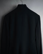 "Max Mara" 00’s Minimalist wrap-front structured jacket