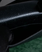 "BURBERRYS" Metal fittings design grain leather 2way bag