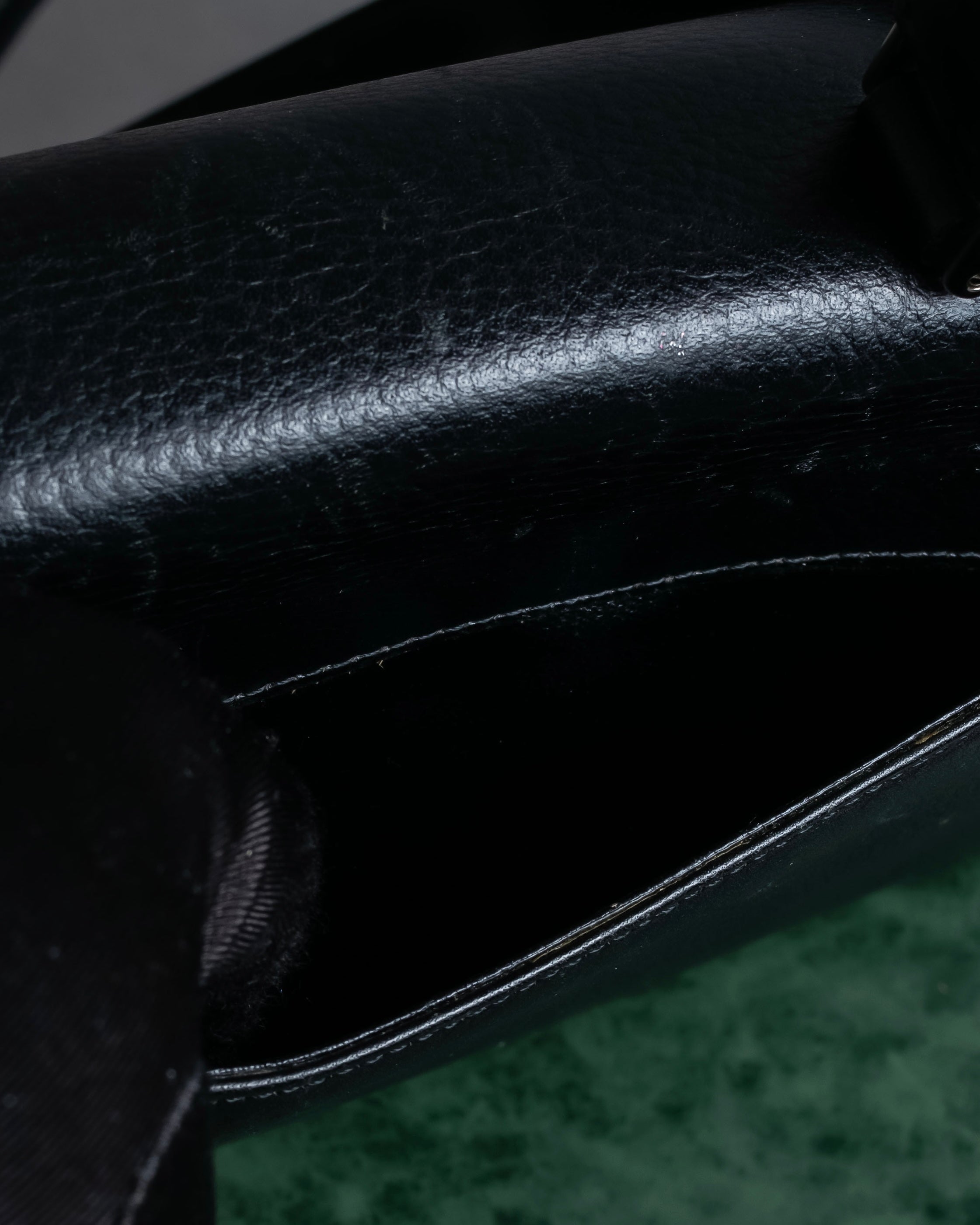 "BURBERRYS" Metal fittings design grain leather 2way bag