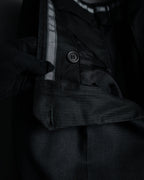 "GIORGIO ARMANI" 90’s draped double breasted suit set-up