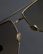 "Christian Dior" Metal acetate combination design sunglasses
