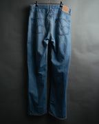 -MOOD MILLÉSIMES- 00’s softly faded loose straight denim pants 569 by “Levi’s”