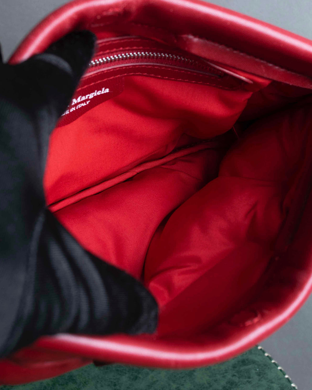 "MAISON MARGIELA" Red color Glam Slam chain shoulder bag