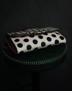 “michino PARIS” 2010’s Graphic pattern salut shoulder bag