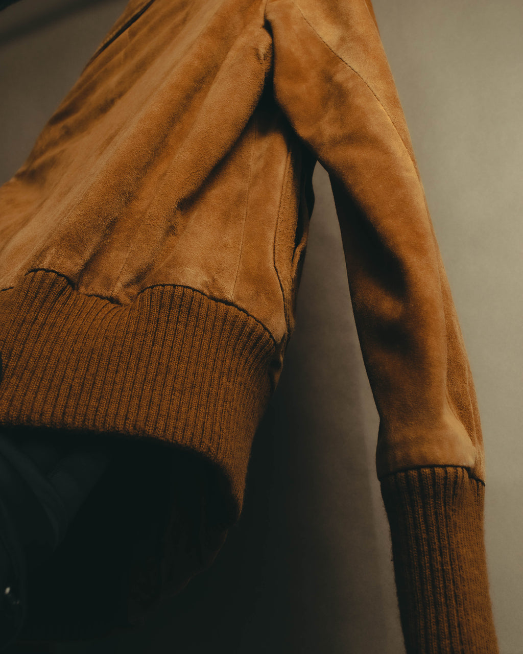 -SPECIAL- “GUCCI” 70’s-80’s Bovine suede bomber jacket