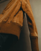 -SPECIAL- “GUCCI” 70’s-80’s Bovine suede bomber jacket