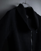 "FENDI" Raglan sleeves short length zip-up knit