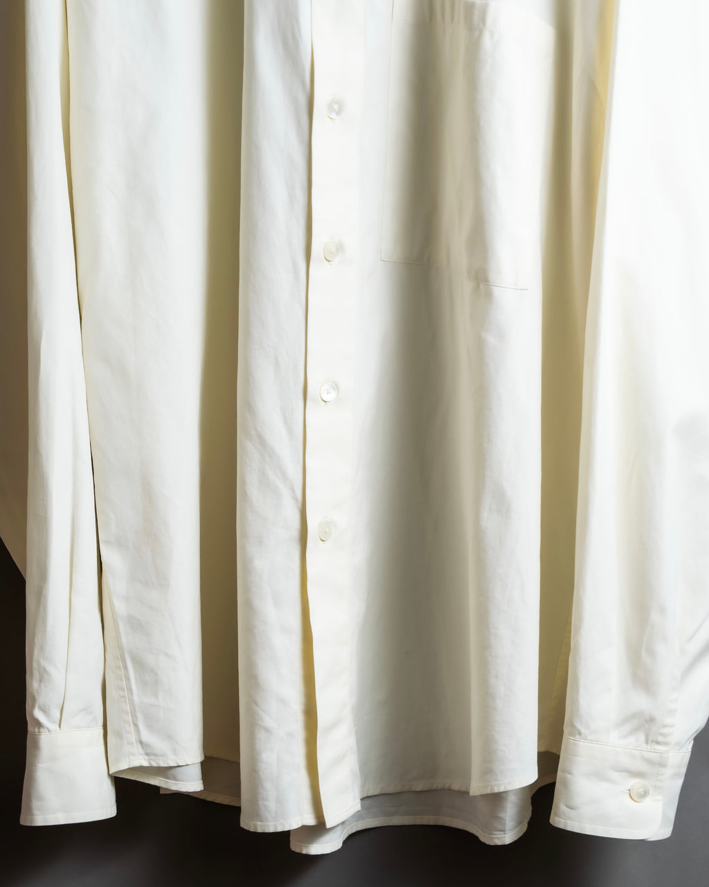 "AURALEE" Oversized, high quality cotton shirt