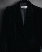 "Christian Dior" 80’s-90’s Silk velvet power tailored jacket