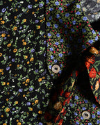 GUCCI × LIBERTY LONDON/ 2020AW Original Floral Pattern Fabric Ribbon Tie Button Down Shirt