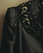 "CELINE" 00's Embellished silk coat