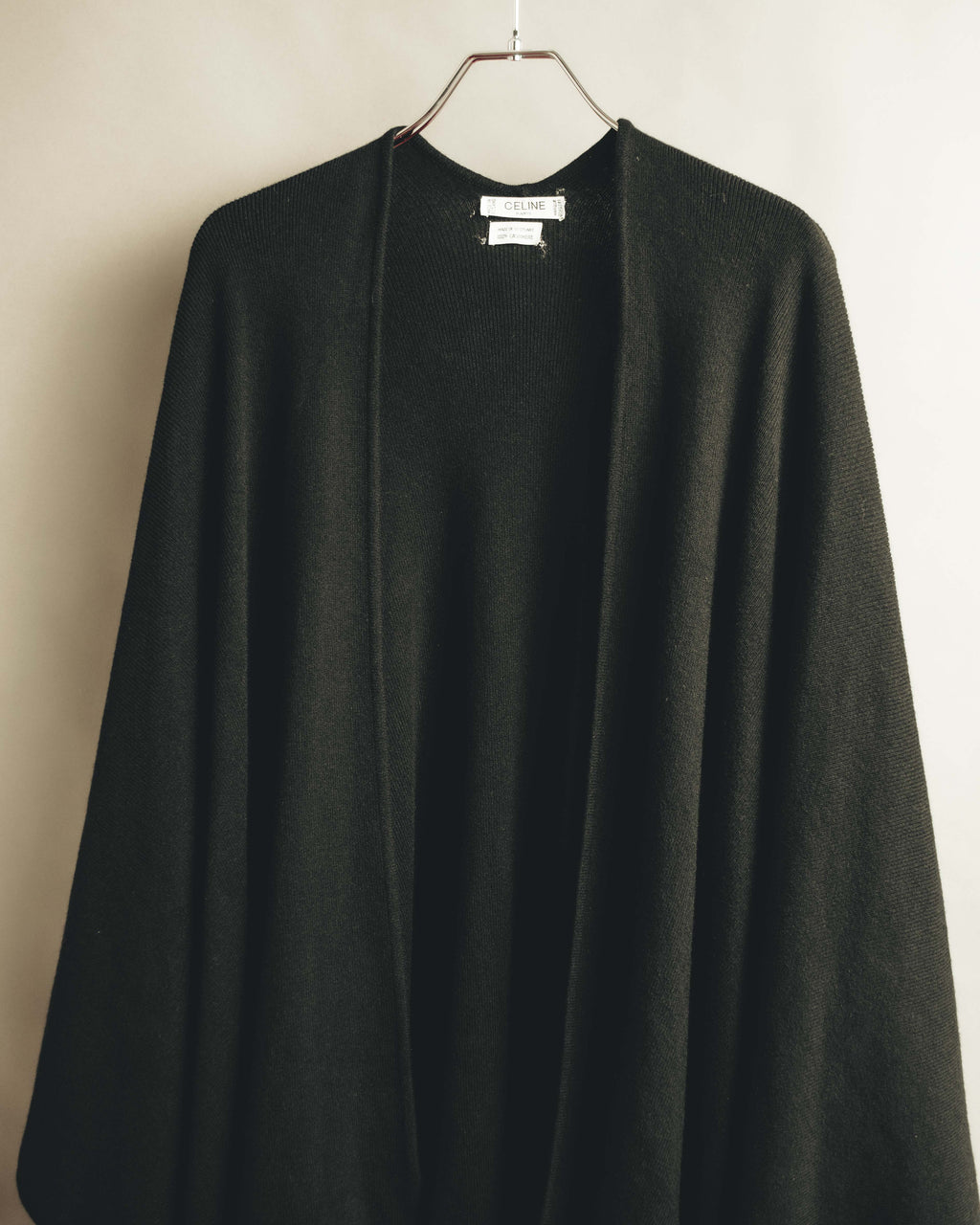 "CELINE" 80's Luxurious cashmere cape