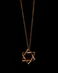 Tiffany&Co./ “Star of David” 18K Yellow Gold Necklace