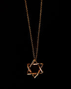 Tiffany&Co./ “Star of David” 18K Yellow Gold Necklace