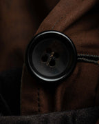 "COMME des GARCONS HOMME"
03AW corduroy collar design stand collar long coat