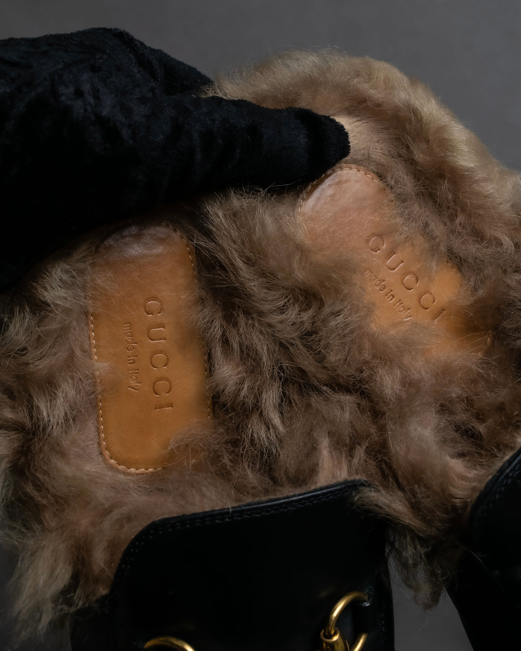 "GUCCI" Horsebit slipper style Princetown loafers