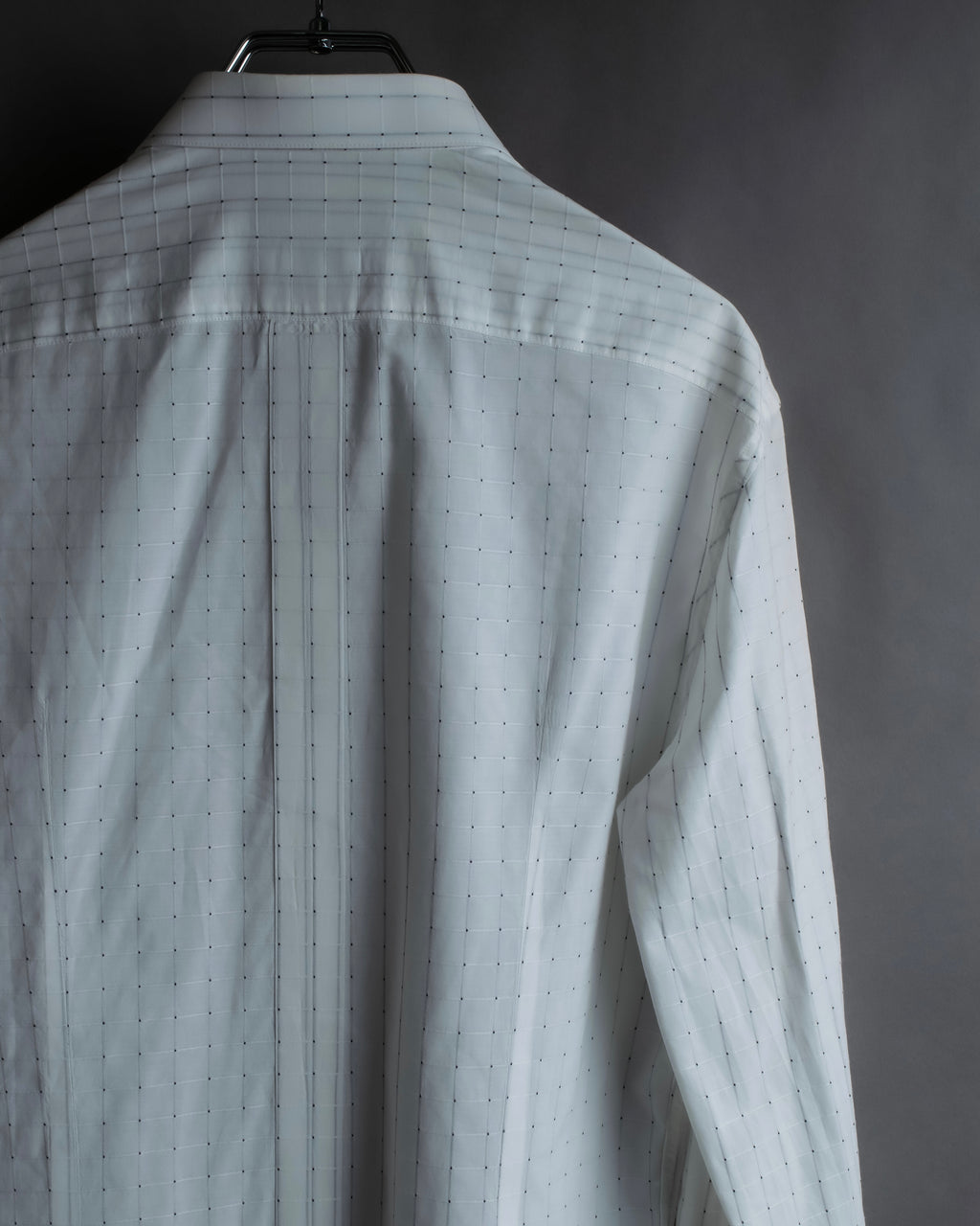 "Dolce & Gabbana" Grid stitch broadcloth shirt