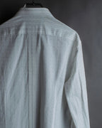 "Dolce & Gabbana" Grid stitch broadcloth shirt