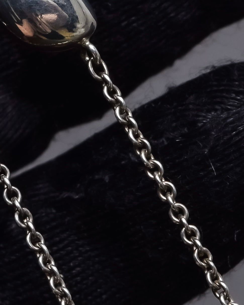 "Tiffany&Co" Beans motif silver bracelet