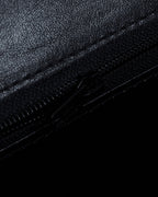 "JUNKO KOSHINO" Geometric motif design 2-way leather shoulder bag