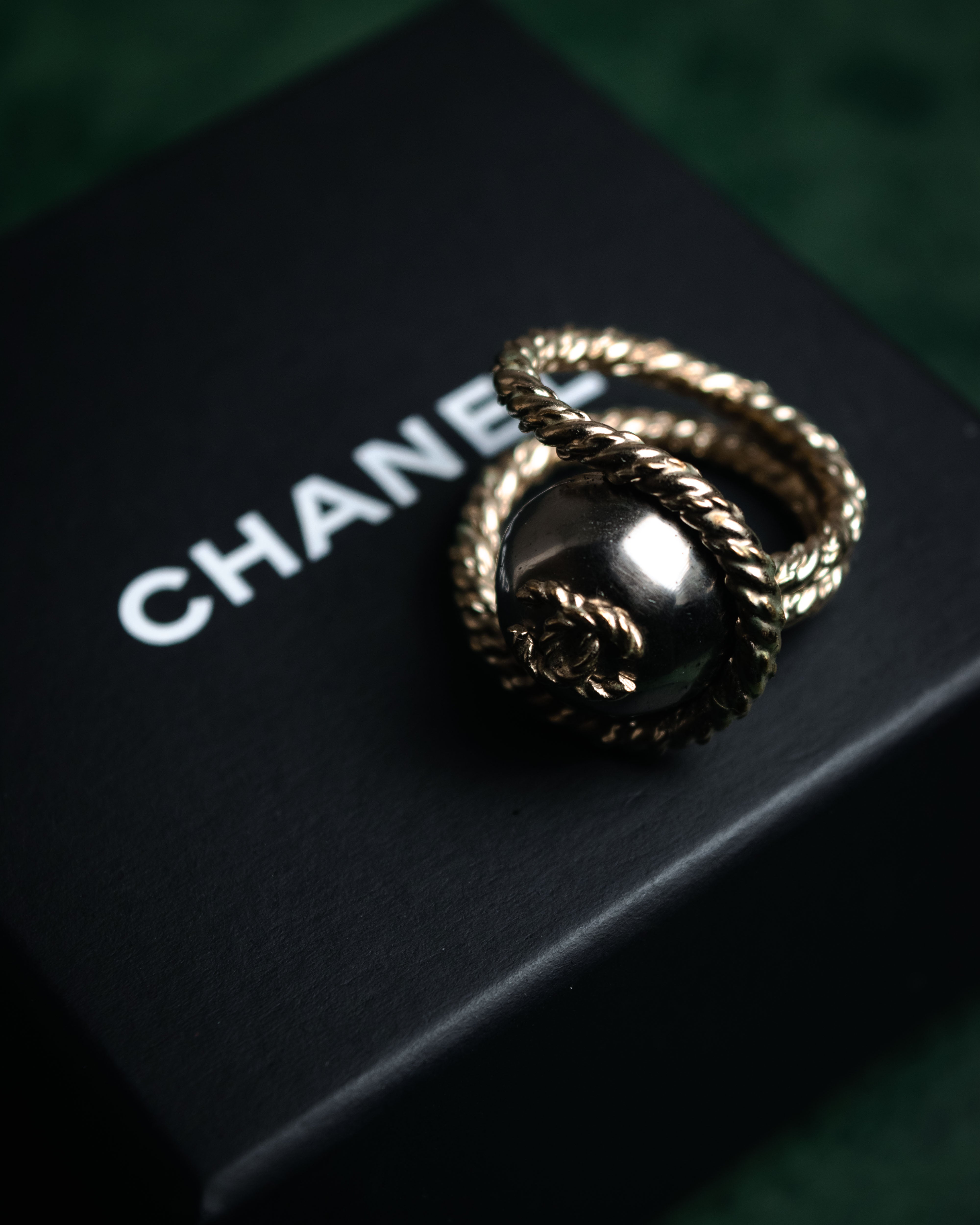CHANEL (シャネル) - リング - ゴールド - ヴィンテージ CCロゴ ロープ