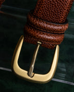 "Salvatore Ferragamo" Gancini motif chain design leather belt