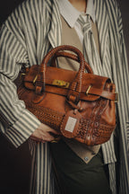 -SPECIAL- “GUCCI” 2016-2021 Archive inspired braided leather top handle bag