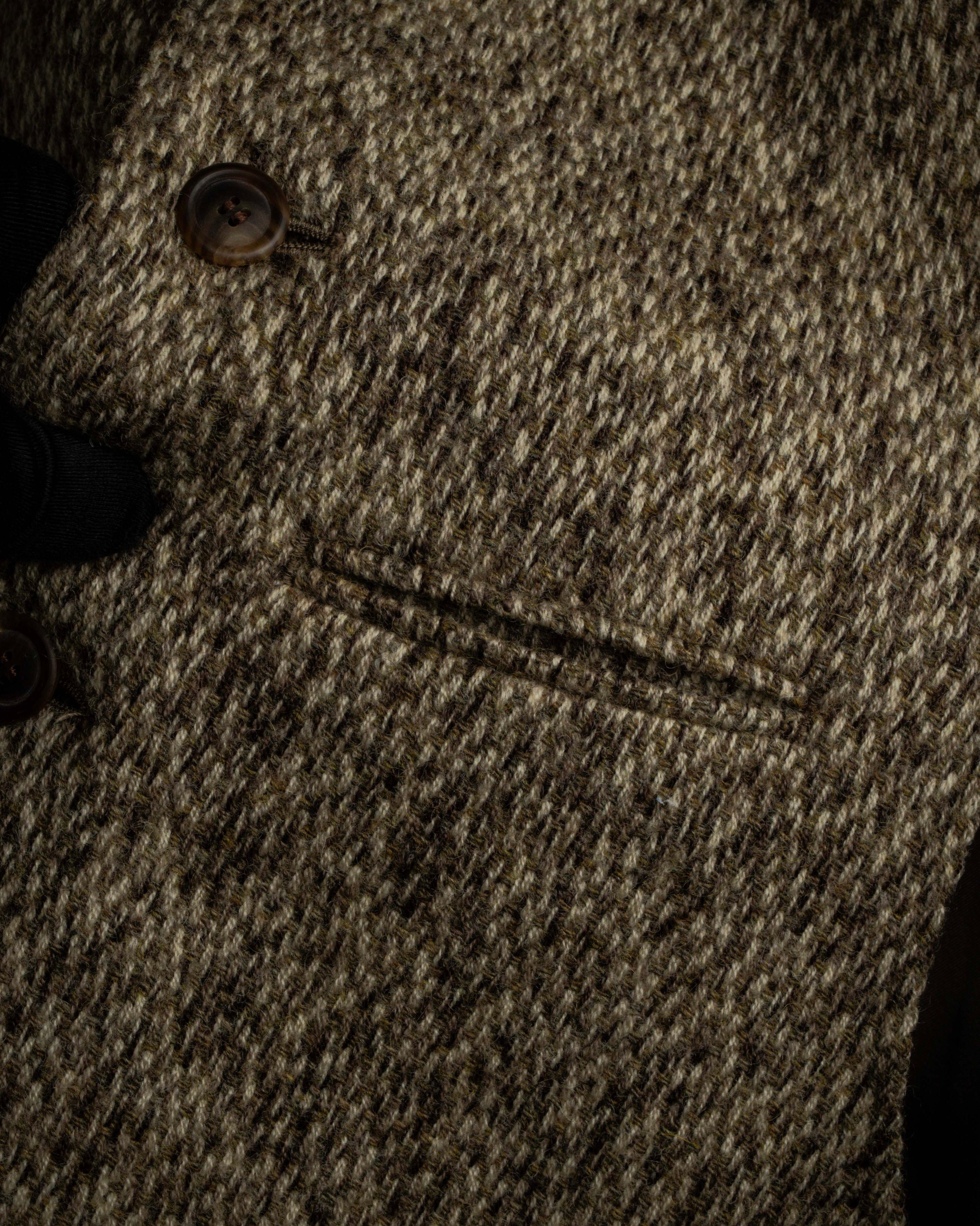 "ISSEY MIYAKE" Brushed texture 5-buttons vest