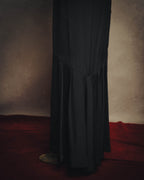 -SPECIAL- “Christian Dior” 80’s silk pleated long skirt