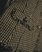 "BURBERRY LONDON" 00's-10's Fringed tweed blazer