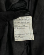 "PRADA" Sharkskin wool minimal tailoring set up