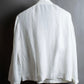 "Christian Dior" 1 button pure white short length tailored jacket