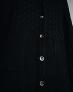 "SONIA RYKIEL" Textured knit button-front long cardigan