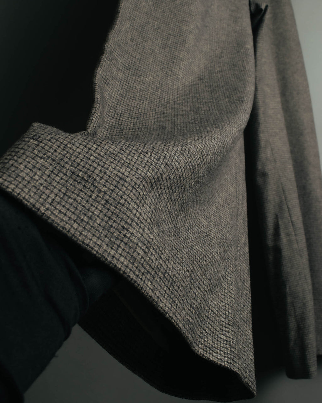 -SPECIAL- “CHANEL” 05AWmicro houndstooth tweed wide trousers