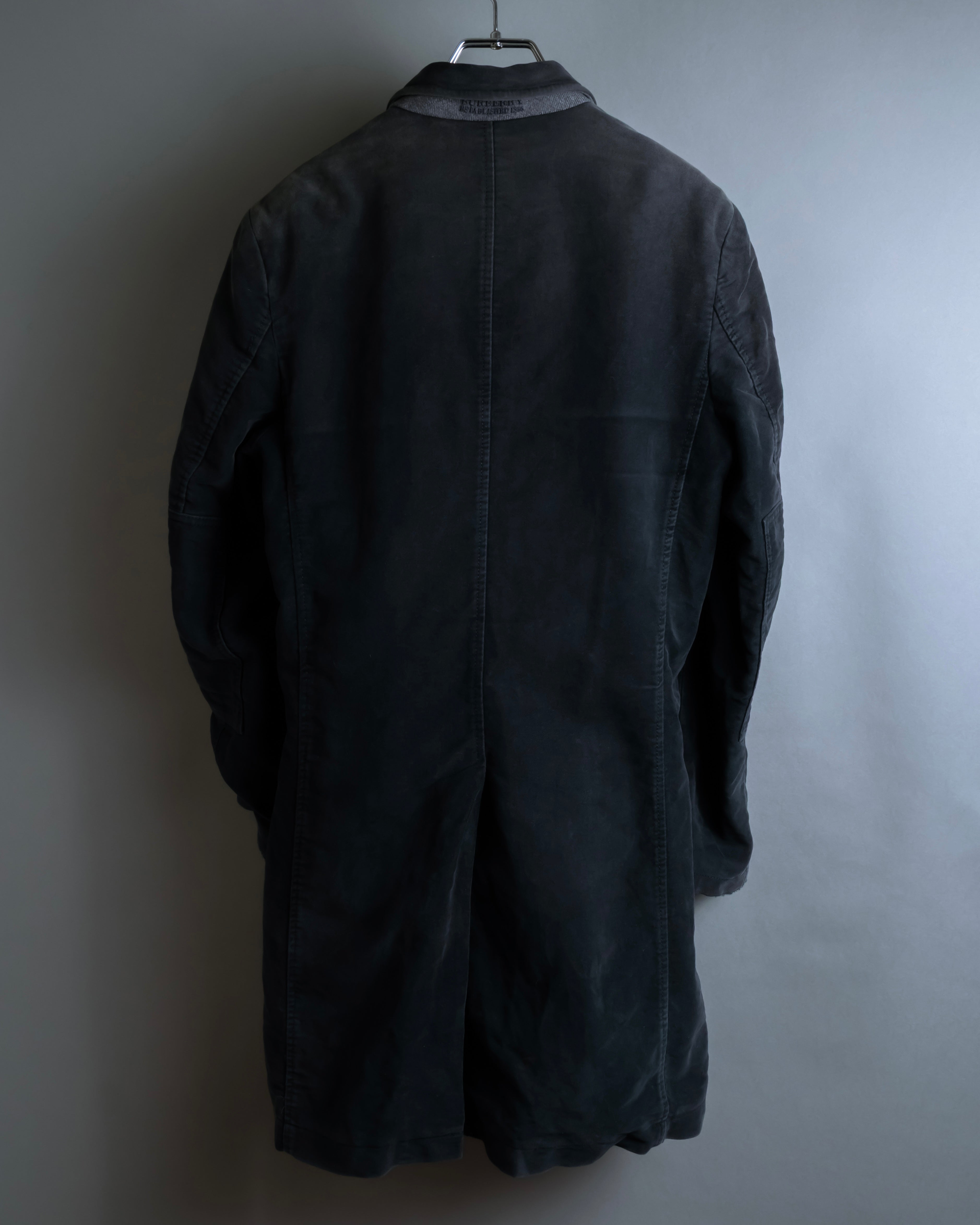 "BURBERRY" Garment dyed faded hunting design coat