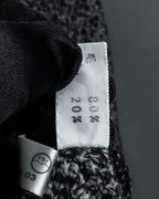 "Christian Dior PRETA PORTER"
Ribbon design mixed yarn knit pullover